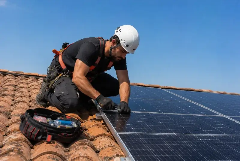 Maintenance et monitoring de panneaux solaires à Saint-Julien-sur-Reyssouze